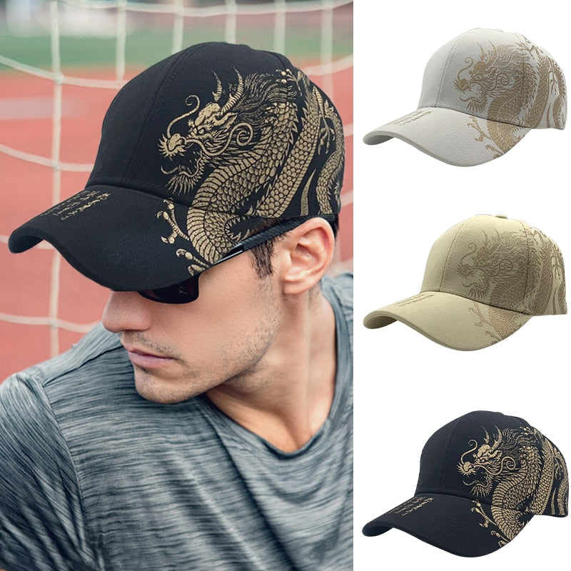 Casquette Dragon pour hommes avec protection solaire UV