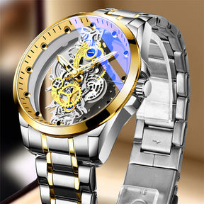 Montre mécanique squelette