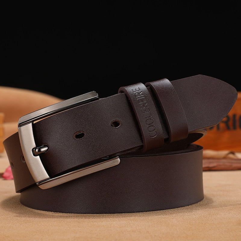 Ceinture pour homme de style cowboy - en cuir véritable