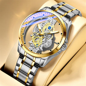 Montre mécanique squelette