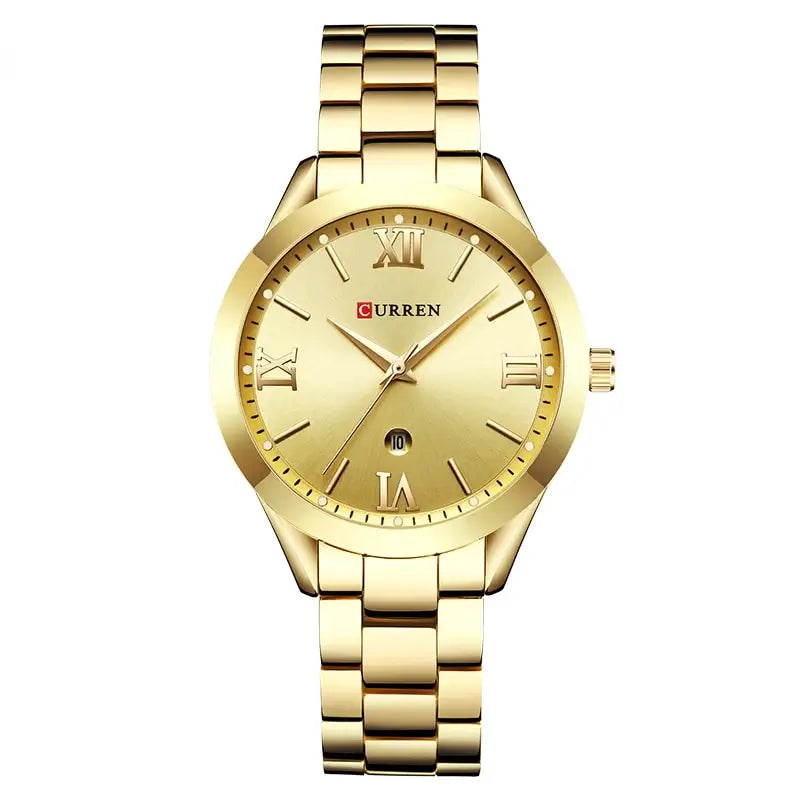 Montre en acier pour femmes Curren