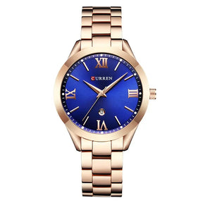 Montre en acier pour femmes Curren