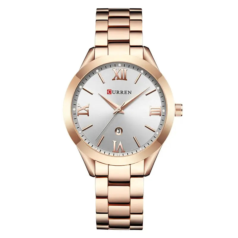 Montre en acier pour femmes Curren